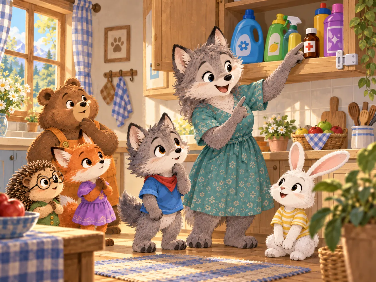 10. Minik Kurt ve Renkli Şişeler